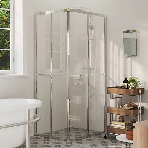 vidaXL Cabine de douche ESG 90x70x180 cm