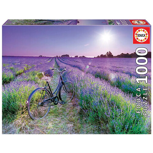 Educa Borras Puzzle 1000 pcs Velo dans un champ de lavande