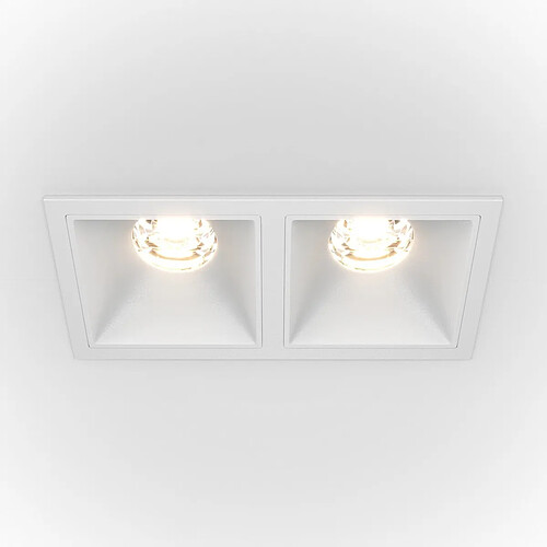 MAYTONI Downlight Encastré Twin Dimmable Blanc, 1000lm, 3000K