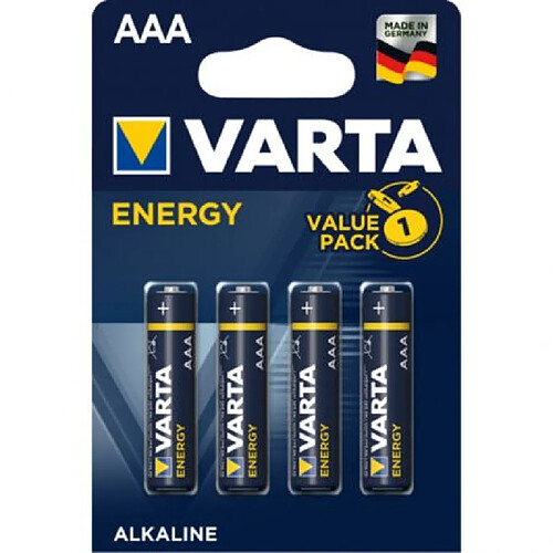 ? Blister de piles Varta 4103229414 - Alakaline · Lr03 · Aaa · 4 piles