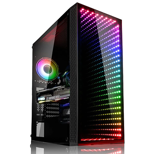 VIST PRO PC Gaming Ryzen 7 5700X - RAM 32Go - RTX 4060 - SSD 2To M.2 - WIFI - Windows 11 Pro