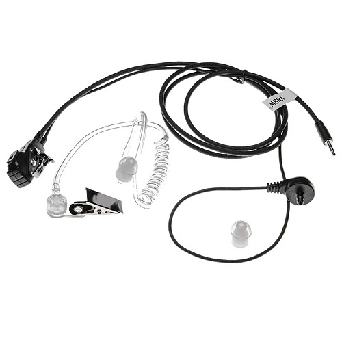 vhbw casque d'écoute compatible avec Cobra CX105, CX105C, CX107, CX110, CX312, CX80, CXR700, CXR725, CXR750, CXR800, CXR825 radio talkie - walkie