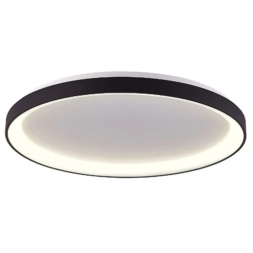 Moderne Rond LED CCT Plafonnier 42W 3000K 4000K Plafonnier Applique Cuisine Couloir Bureau Entrée 230V 58cm COLEUR NOIR