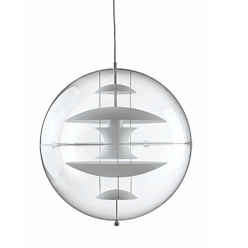 Universal Lustre planétaire sphérique de 40cm, comptoir de bar de restaurant moderne designer couvercle souple global 6.5W chaud, 220V, lustre acrylique doré