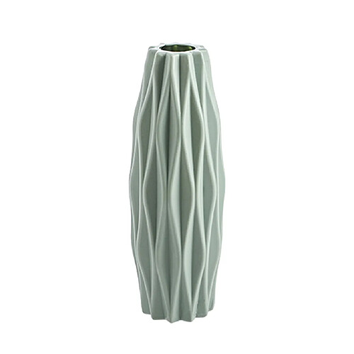 Nordic Dry Flower Vase Photo Props Home Office Salon Bureau Green_B