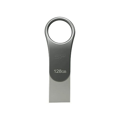 Silicon-Power Clé USB Silicon Power SP128GBUC3C80V1S Argent