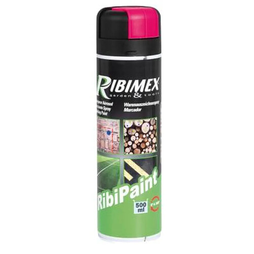 Ribimex Peinture de marquage en bombe bleu 500 ml