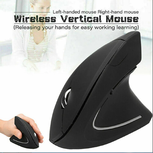 Universal Vertical Wireless Ergonomic Optical Mouse For PC Laptop Computer