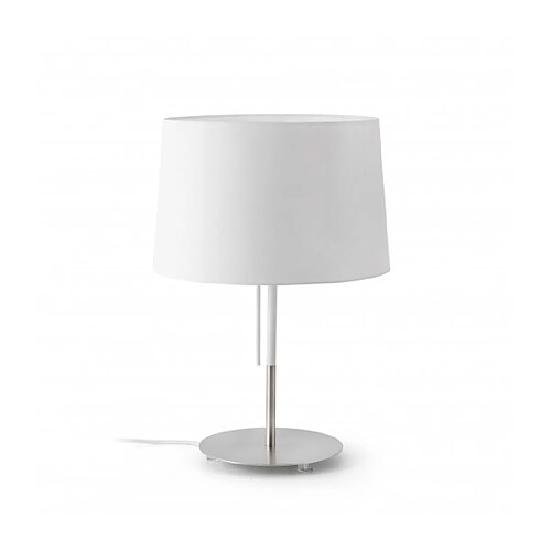 faro Lampe de table blanche Volta 1 ampoule