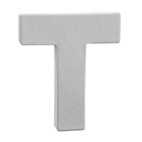 Petite lettre T Décopatch 12cm