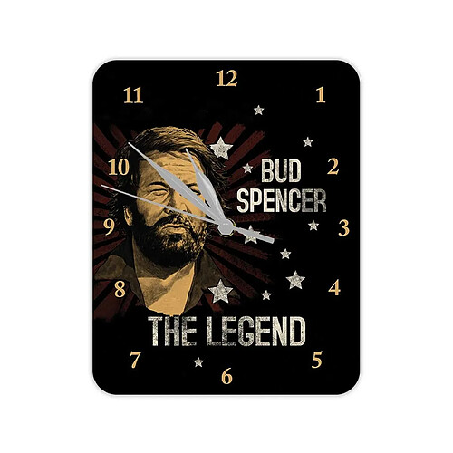 BLECHWAREN FABRIK BRAUNSCHWEIG Bud Spencer - Horloge murale The Legend