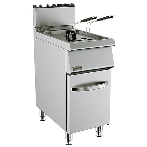 VIRTUS GROUP Friteuse Gaz Sur Soubassement Fermé, 15 Litres - Virtus - MS74FRG15