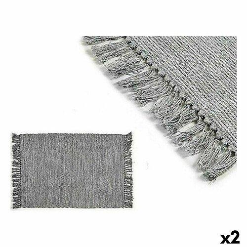 Gift Decor Tapis Gris 10 x 10 x 40 cm 180 x 120 x 1 cm (2 Unités)