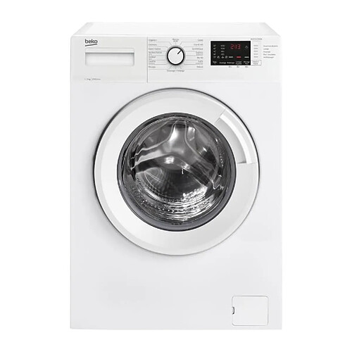 Lave-linge hublot BEKO WUE7212W0W - 7 kg - Moteur standard - L0 cm - 1200 trs/min - Blanc