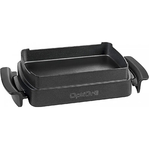 Bac amovible (22,5 x 44,5 x 4,5 cm) 1,6 l avec poignées anti-brûlures pour grill de contact optigrill+ & optigrill elite tefal