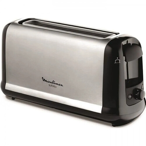 Grille Pain - Toaster Electrique MOULINEX LS260800 Subito 1 longue fente, , Thermostat 7 positions, Décongélation Réchauffage, Remontée ha