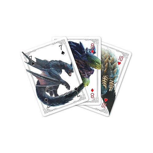 Sakami Merchandise Monster Hunter World : Iceborne - Jeu de cartes à jouer Characters