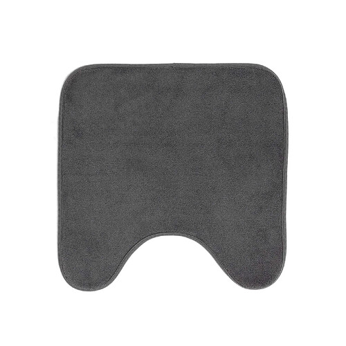 Douceur D'Interieur Tapis contour WC Berkeley - 45 x 45 cm - Gris anthracite