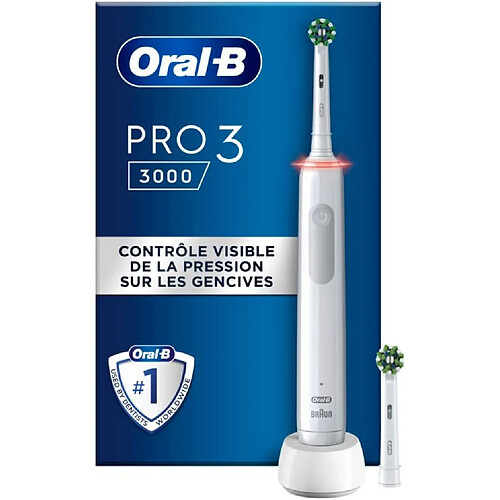 Oral-B 760857 - Oral-B PRO 3 3000 Cross Action White Edition