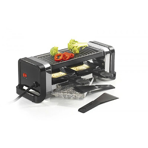 Appareil à raclette 2 personnes 350w noir - gr202-350n - KITCHEN CHEF