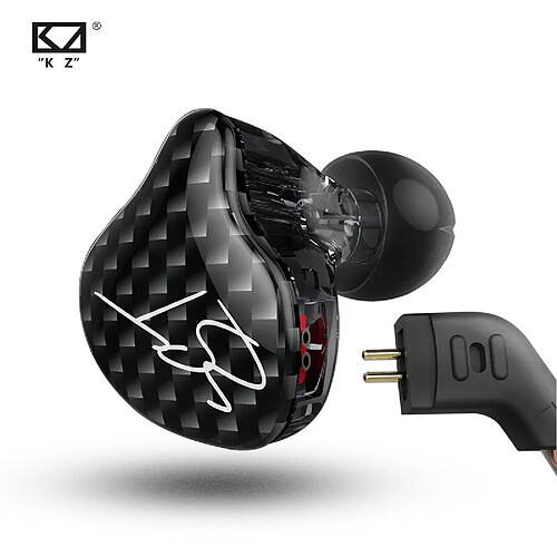 GUPBOO KZ ZST 1DD 1BA Casque Hybride avec Câble Détachable Dynamique et Renforçant Hi-Fi Musique Sport Casque KZ EDX ES4 ED9 ED12 ZSN PRO DQ6