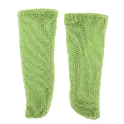 paire de bas de camouflage longues chaussettes pour 20cm / 8 '' poupées blythe vert