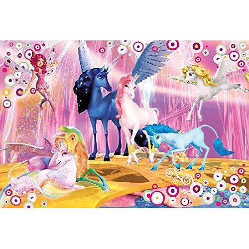 Schmidt Spiele Schmidt-56510-MIA et Me, puzzle box, 2x 60, 2x 100pièces, puzzle dans mallette en métal classique