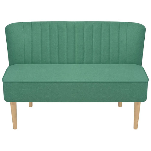 Maison Chic Canapé Relax, Canapé droit pour Salon 117 x 55,5 x 77 cm Tissu Vert -GKD271482