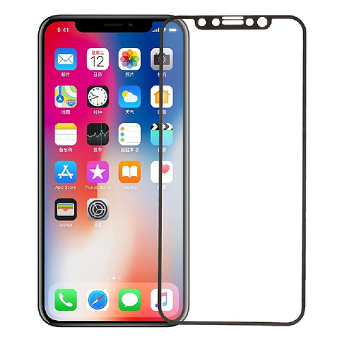 Protecteur écran en verre trempé pour Apple iPhone X