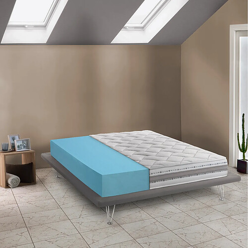 Autrement Matelas Talamo Italia Or, Memory, Waterfoam, H 21 cm, 90 x 200 cm