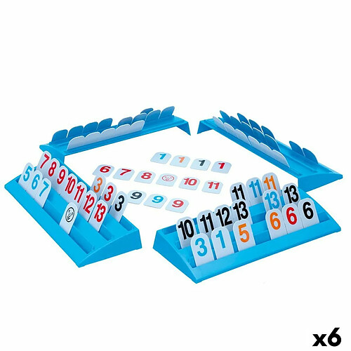 Color Baby Jeu de société Colorbaby Rummigame 26 x 3 x 10 cm (6 Unités)