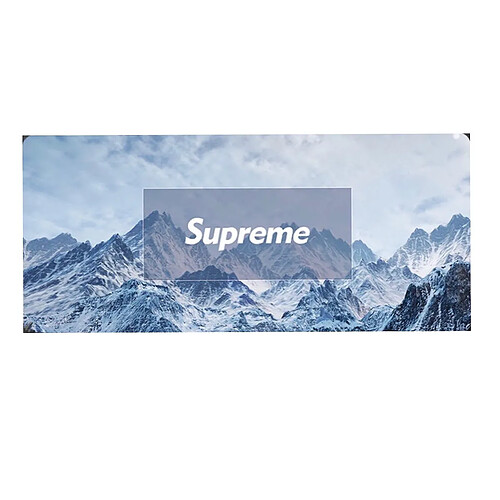 Universal Snow Mountain Supreme Mouse Pad 70x30cm