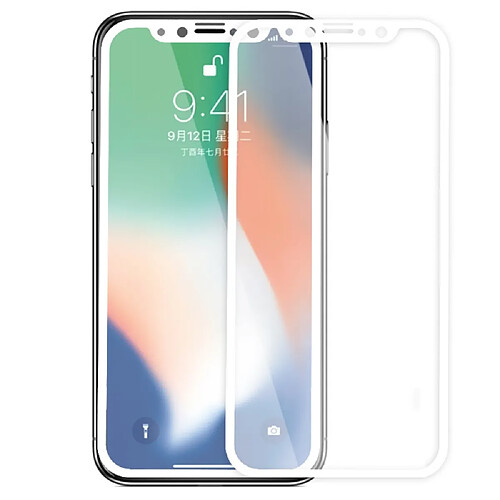 Protecteur écran en verre trempé pour Apple iPhone X