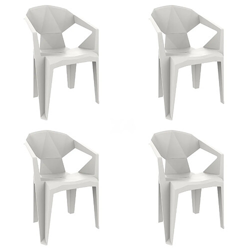 Fauteuil Intérieur Extérieur DELTA Set de 4 - Resol