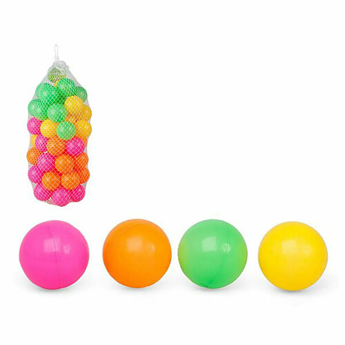 BigBuy Fun Balles Colorées pour Parc pour Enfant 115692 (40 uds)