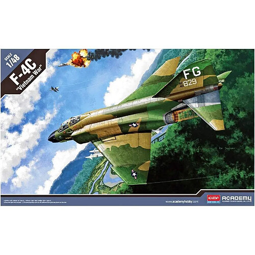 Academy Maquette Avion F-4c `vietnam War`