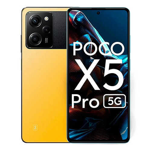 Xiaomi Poco X5 Pro 5G 8Go/256Go Jaune (Yellow) Double SIM 22101320G