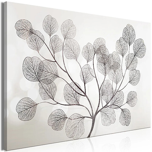 Decoshop26 Tableau toile de décoration murale impression premium en partie sur châssis en bois motif Leaves in the Wind (1 Part) 90x60cm 11_0013870