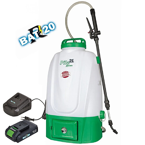 Pulvérisateur 20l sans fil + batterie 2.0ah et chargeur - prbat20/vit20 - RIBILAND