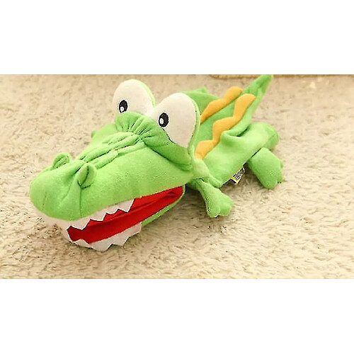 Universal Puppettes à main en peluche crocodile poupée parent enfant interactif doigt de doigt des jouets doux | marionnettes