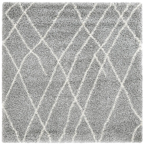 Hadorn Tapis shaggy 240x240 gris Lachen Fence