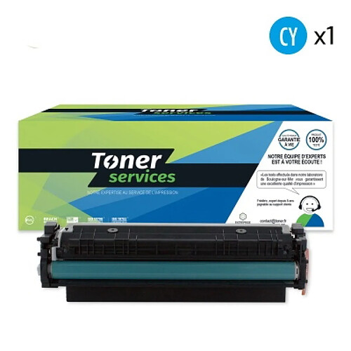 TONER SERVICES Compatible HP 410A Toner Cyan CF411A (HT410CR/CF411A)