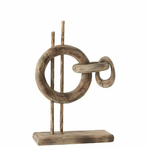 Paris Prix Statuette Cercle Horizontal Valeria 62cm Naturel