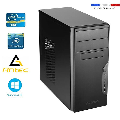 PC Bureau intel I7-11700 - 16GO RAM - SSD 1000GO - WIFI - Antec VSK - Windows 11