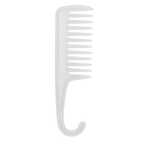 Peigne Plastique avec Crochet à la Queue Anti-statique et Antidérapante Brosse à Cheveux pour Salon de Coiffure