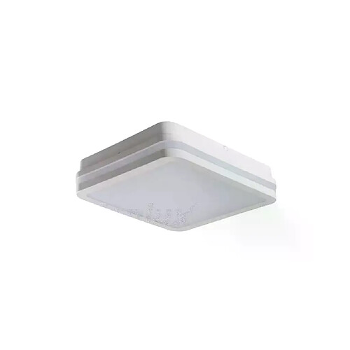 Kanlux Plafonnier LED 24W étanche IP54 carré côté 260mm Blanc - Blanc Naturel 4000K