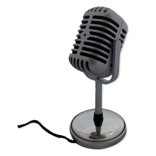 Totalcadeau Micro vintage prise jack microphone pour ordinateur