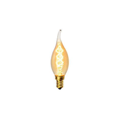 VITO Ampoule décoart incandescente vintage bougie C35T 40W E14 2350K