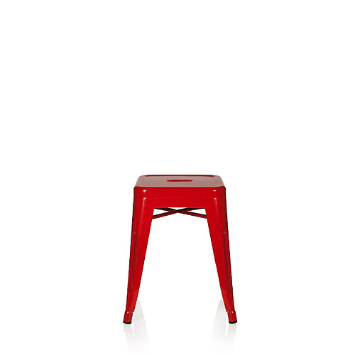 Tabouret VANTAGGIO métallique rouge hjh OFFICE