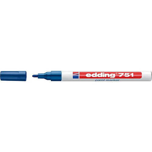 Marqueur. 751 bleu Edding